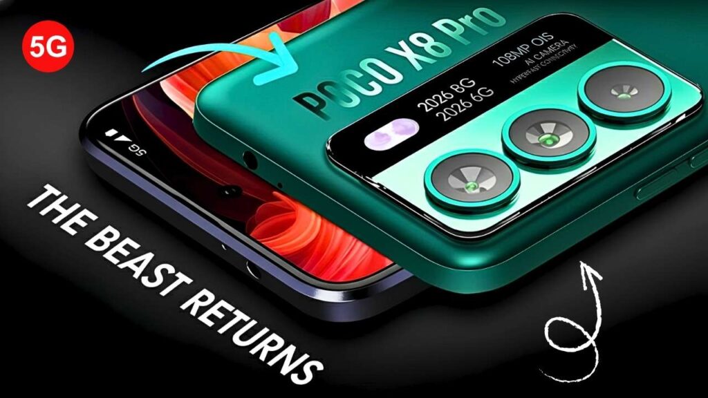 2026 POCO X8 Pro 6G: Stunning Display, Fast Performance & Long-lasting Battery for an Unmatched Smartphone Experience